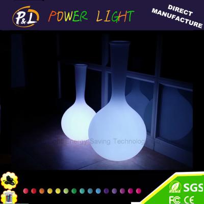 China Color Changing Rechargeable Indoor Decorative LED Flowerpot for sale