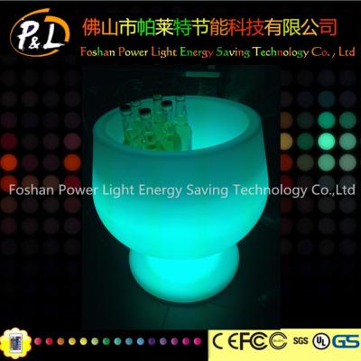 China RGB Color Changing LED Ice Bucket /LED Light Ice Cooler for sale