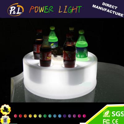 China Bar Furniture Flashing Multicolor Changing LED Wine Tray for sale