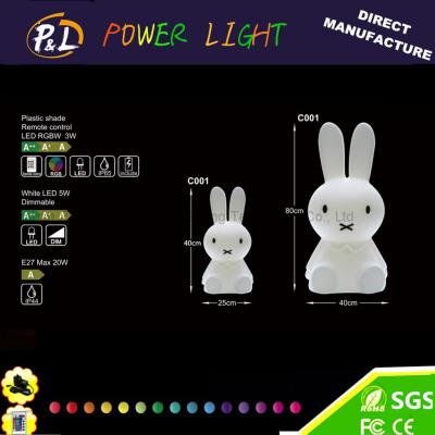 China Home Decoration LED Table Lamp LED Miffy Rabbit Lamp for sale