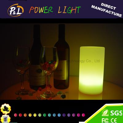 China Lovely Rechargeable Pillar Table Lamp LED Night Lights for sale