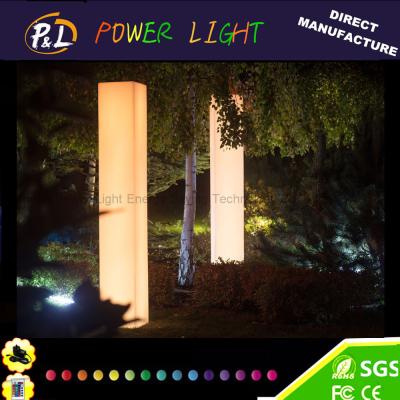 China 16 Colors Changing LED Square Pillar Light  Wedding decoration for sale