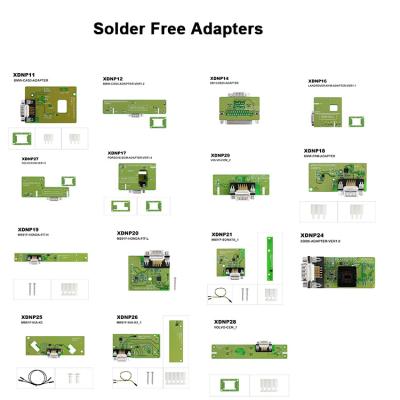 China Work with KEY TOOL P Xhorse Solder Free Adapters for VVDI Mini Prog, VVDI Prog and Key Tool Plus XND11 12 14 16 17 18 19 20 XDNPP0EN for sale