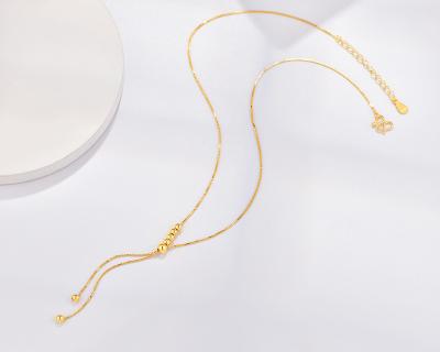 China BOHEMIA 2022 Design 18K Gold Plated Silver 925 Gold Necklace Chain for sale