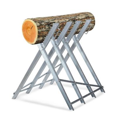 China energy & Quality Reliable Wholesale Foldable Chainsaw Sawhorse Mining Regular Wooden Stand for sale