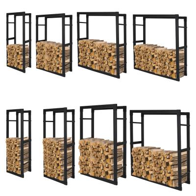 China Galvanized Steel/Iron Heavy Duty Wood Rack Factory Selling Miscellaneous Metal Logs Storage Tool Kit Fireplace Rack for sale