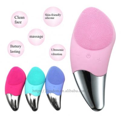 China High Quality Sonic Silicone Facial Cleansing Brush Acne Treatment Face Brush For Deep Cleansing for sale