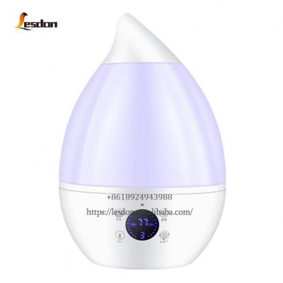 China Household Home 4L 25W Timer Remote ABS Plastic Picosecond Display Led Humidifier for sale