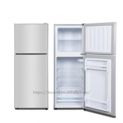 China COMPRESSOR Home Appliances Electric Hotel Double Door Refrigerators Suitable Organizer Refrigerator for sale