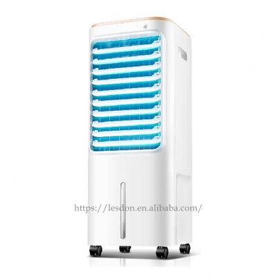 China Remote Control Excellent Quality Evaporative Air Cooler With Dual Water Tank Remote Home AC Water Cooled Standing Air Conditioner for sale