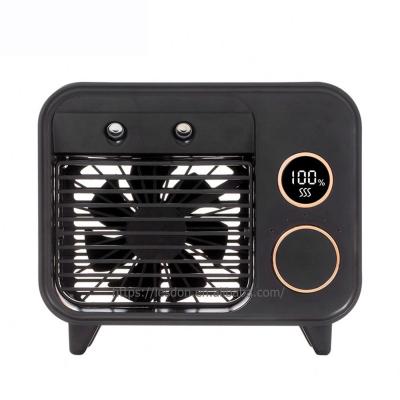 China Mini Water Cool Fan Mist Air Cooler Humidifier Fan Rechargeable Portable Spray Mini Ice Cold Fan for sale