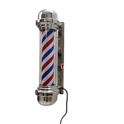 China Light Red Black Blue White Barber Pole For Barbershop Outdoor Salon 2022 New Fashion Barber Shop Beauty Trendy Totem Tower Large for sale