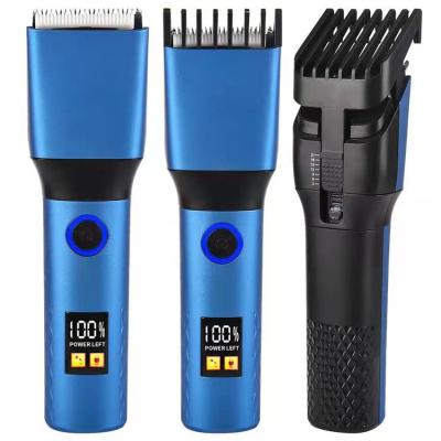 China Newest Commercial Rechargeable High Quality Cordless Professional Electric Hair Clipper Trimmer For Men for sale