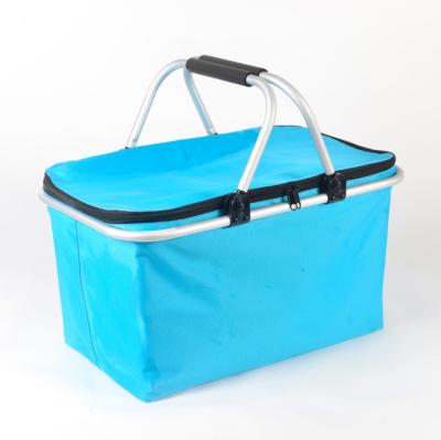 China Promotional Foldable 600D Picnic Cooler Basket Viable With Low Price for sale