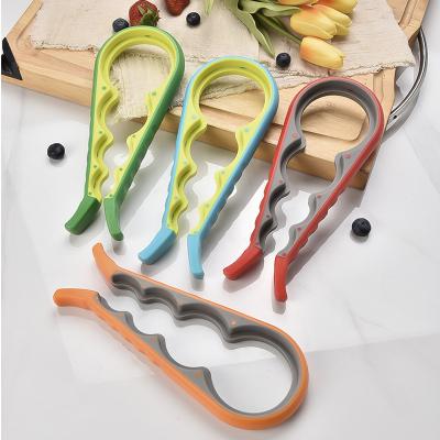 China New Products Sublimation Bottle Opener Viable Best Seller Blank Round Key Chain Can Opener for sale