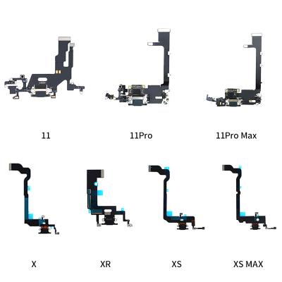 China iPhone X Xs Xr Xsmax 11 11pro 11promax Charging Left Dock Connector Flex Cable For Phone Spare Parts Repair With USB Charging iPhone X Xs Xr Xsmax 11 11pro 11promax for sale