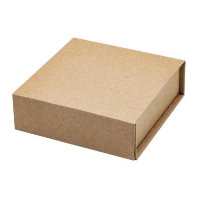 China Low MOQ Recycled Foldable Gift Boxes Small Kraft Paper Magnetic Closure Custom Available Wholesale Materials for sale