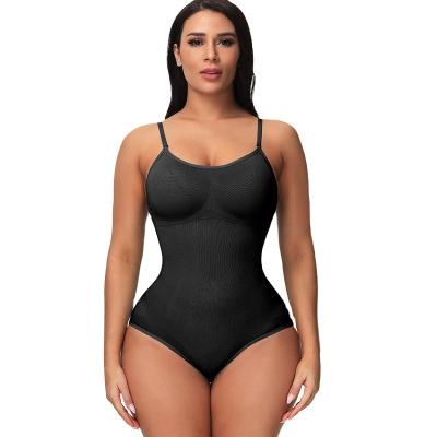 China Seamless Women Waist Tummy Antibacterial Wholesale Slimming High Control Plus Size Butt Lift Shapewear Jumpsuit for sale