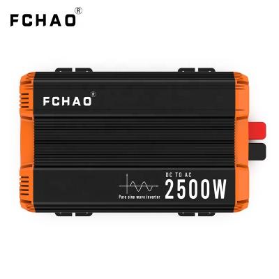 China Free Shipping 230V 50Hz 37.5*26.5*10.3cm FCHAO Pure Sine Wave AC Inverter European Germany Solar High Frequency Plug for sale