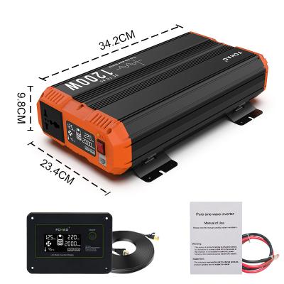 China FCHAO 1.2KW Inverter For Invert Solar Panel System RV Inverter China 34.2*23.4*9.8mm for sale