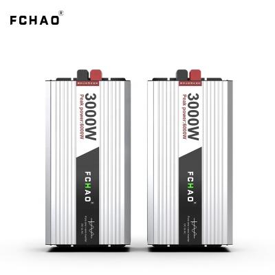 China FCHAO 3000 Watt Power Inverter DC 12v To AC 220v Hot Products LED Display High Frequency Inverter CE Wechselrichter 47.5*22*9.2cm for sale