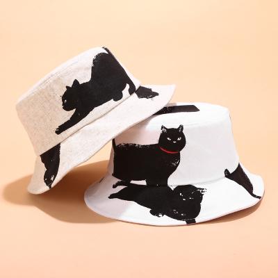 China Cute and floppy outdoor folding hat Literary and fresh female soft girl sunshade of the basin casual fisherman's hat in summer bucket hats for sale