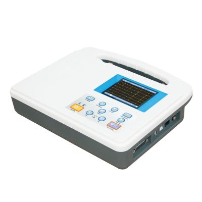 China HE-01B 1 Channel Plastic Digital Electrocardiogram ECG Machine for sale