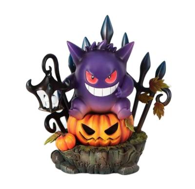 China Border Europe for Halloween Ghost Pumpkin Hand Make Animation Decorations Decorations Spirit Purple Home Decoration for sale