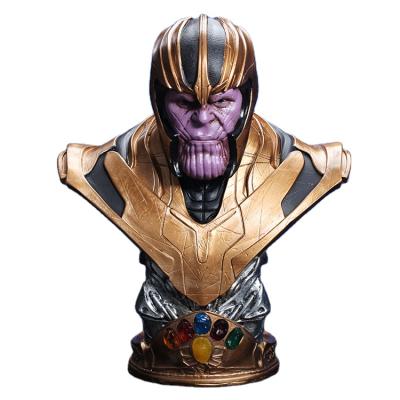 China America's Avengers 4 Thanos Bust 36cm Head Resin Handmade Craft Collection Sculpture Souvenir Gift for sale