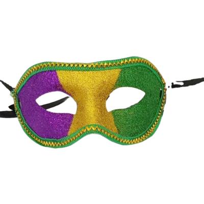 China Mardi Gras Mask Sequins Eyemask Halloween Cosplay Decoration Feather Masquerade for sale