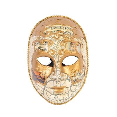 China Halloween Women Female And Male Elegant Venetian Full Face Carnival Mask for sale