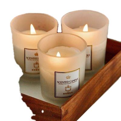 China Wholesale Eco-enviroment Candles Soy Wax Household Birthday Wedding Decoration Gift Smokeless Scented Fragrance Can Be Customized for sale