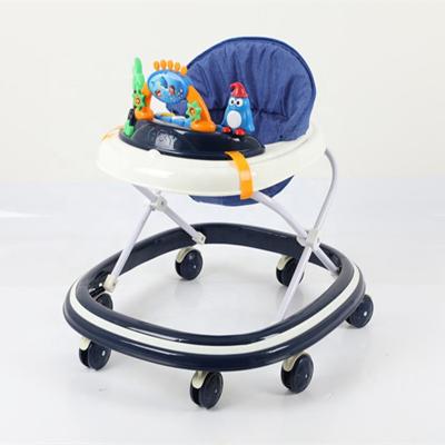 China Cheap Traditional Round Down Baby Walker To Help Learn To Walk With Entertainment Music And Light Songs On Table for sale