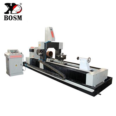 China BOSM-DP200-2000 Professional Custom Steel CNC Drilling and Milling Machine Tube Drilling and Tapping Machine for sale