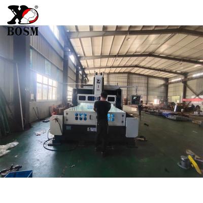 China Clamps BOSM-DT2010 Hot Sale Double Coulumn Tube Steel Sheet High Speed ​​CNC Clamp Vertical Drilling Machine for sale