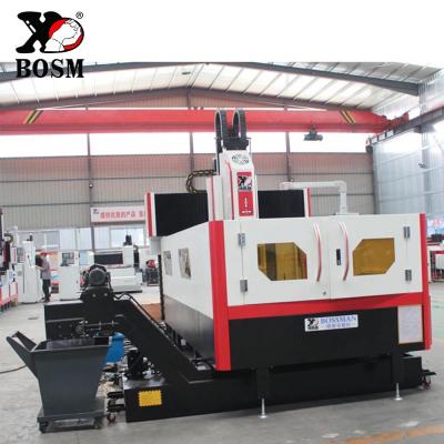 China Processing Fixed Type Girder Plane Clamps BOSM-DPH2010 Girder Gantry Drilling Milling Machine 2000*1000mm Gantry Type Drilling Rig for sale