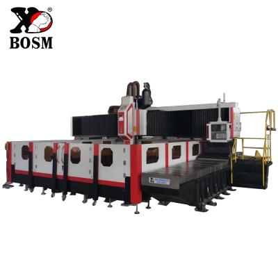 China Factory BOSM-DS2020 Heavy Duty CNC Gantry Drill Pile Drilling Machine for Shell and Tube Heat Exchangers for Engine Cooling for sale