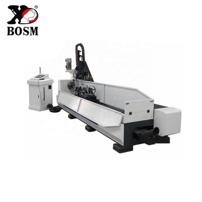 China Factory Bossman Brand 2m Length Metal Pipe Drilling And Milling Machine With CE ISO9001 for sale