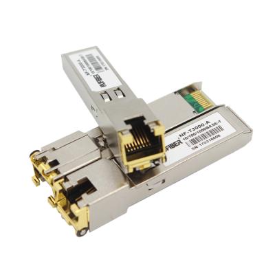 China Telecom manufacturer copper SFP transceiver rj45 SFP module real Ethernet 1000BASE-T SFP for sale