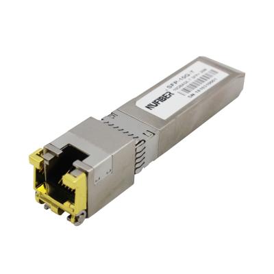 China High Quality FTTH FTTB FTTX Network Nufiber SFP 10Gb Copper SFP Transceiver rj45 for sale