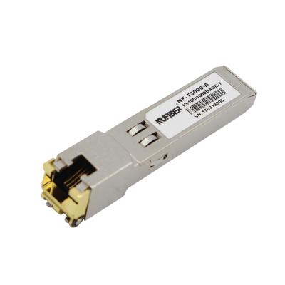 China 1G Telecommunication Copper SFP Transceiver RJ45 Connector NF-GLC-T 1000BASE-T for sale