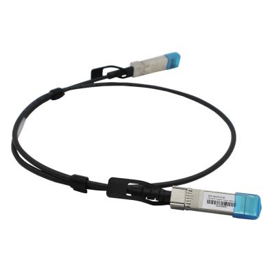 China Data Center Attach Passive Direct Copper Twinax DAC Cable 10G SFP+ 10G 25G 40G 100G to SFP+ DAC Copper Cable for sale