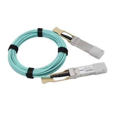 China Data Center 100G AOC Optical Active QSFP28 to Active QSFP28 Copper Cable for sale