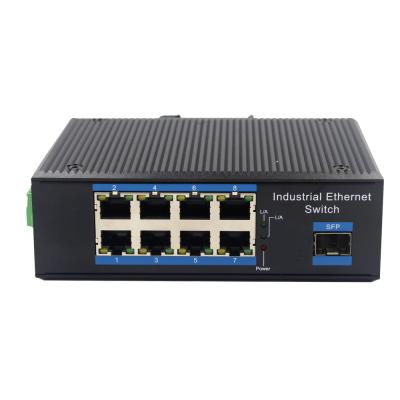 China FTTH FTTX Network Switch etc Industrial RJ45 1SFP Port Gigabit Fiber Optic Converter Fast Ethernet Switch Hub 8 for sale