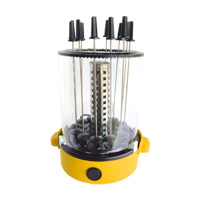 China RV Electric Vertical Smokeless String Portable Non-sticking Rotating Grills With Patent for sale