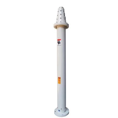 Cina Peso leggero Mastello telescopico pneumatico in alluminio CCTV Security Trailer Light Tower Mast in vendita