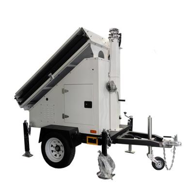 Cina Trailer solare portatile personalizzabile Trailer di sicurezza solare con pannelli solari da 3*400W in vendita