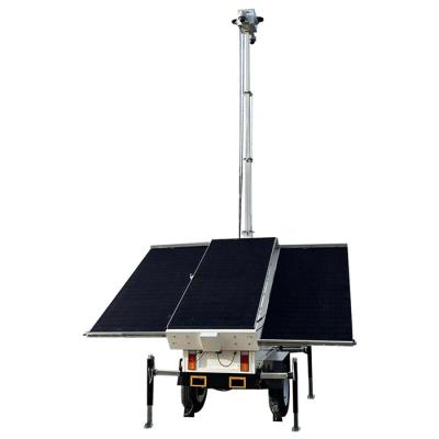 China Mobile Surveillance Mobile Solar Cctv Trailer Rapid Deployment Surveillance Solution for sale