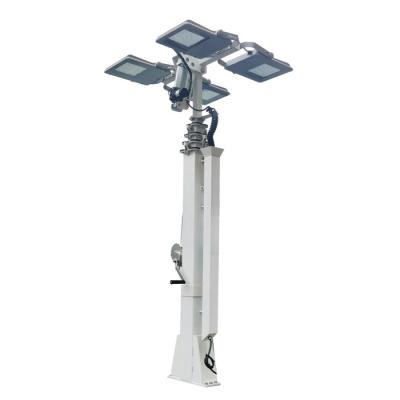 중국 Adjustable Height Manual Telescopic Mast 19ft 6mfor Solar Trailer Solar Light Tower 판매용