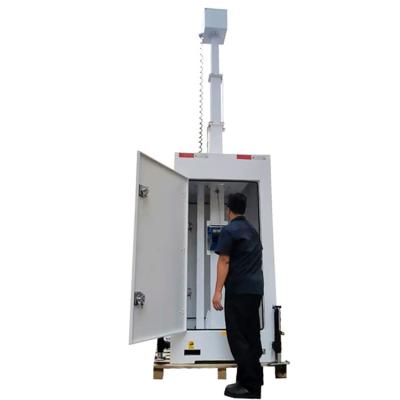 China Mobile CCTV Surveillance Towers Security Solutions With 6m Telescopic Mast for sale